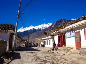 Jomson durante el trekking por mustang