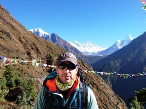 Vista Ama Dablam desde Namche Bazaar