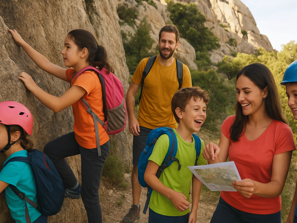 Actividades para niños en la montaña