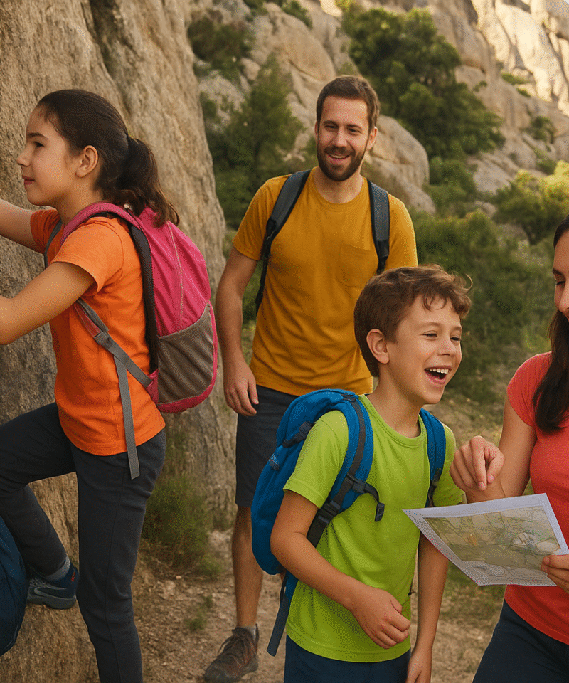 Actividades para niños en la montaña